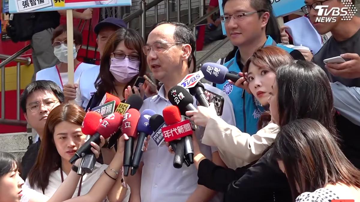國民黨主席朱立倫。（圖／TVBS）