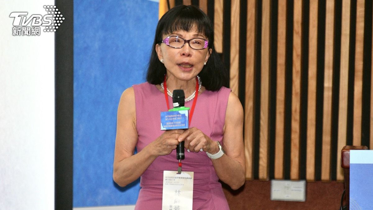 林靜芸今日出席新書發表會。（圖／胡瑞麒攝）