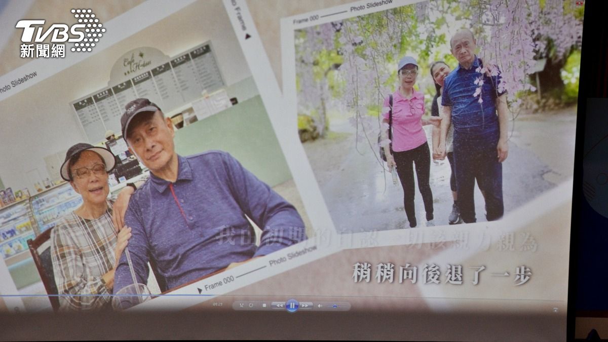 林靜芸於書中分享自己身為失智症患者的照顧者，一路走來的心路歷程。（圖／翻攝畫面）