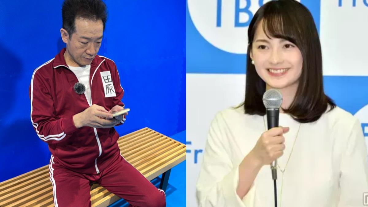 田原俊彥日前因對女主播山本惠里伽開黃腔跟伸鹹豬手，遭到炎上。（圖／翻攝自X）