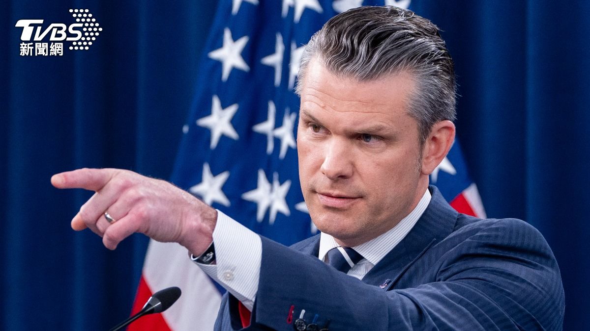 美國國防部長赫格塞斯（Pete Hegseth）。（圖／達志影像美聯社）