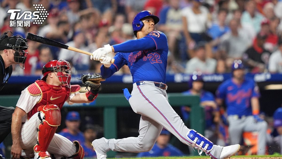 MLB大都會強打索托6月打擊大復甦。（圖／達志影像路透社）