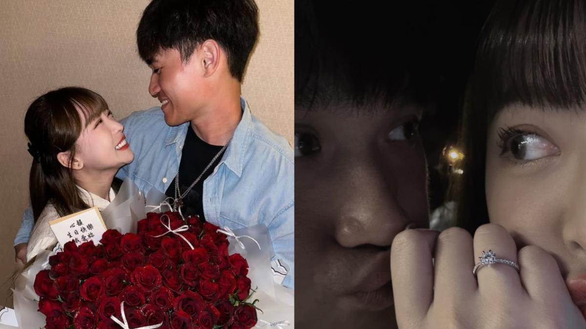 心韻和林承飛事前有討論求婚日期。(圖/翻攝自xy_2.15 IG)