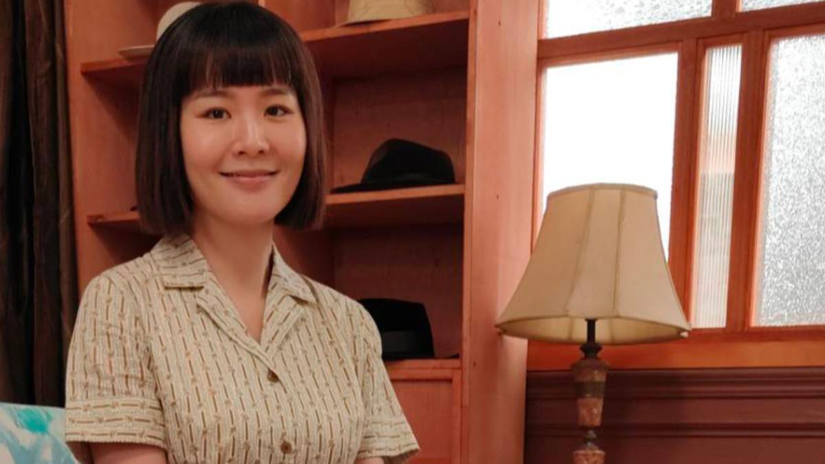 何宜珊逆齡演青少女。（圖／緯來提供）