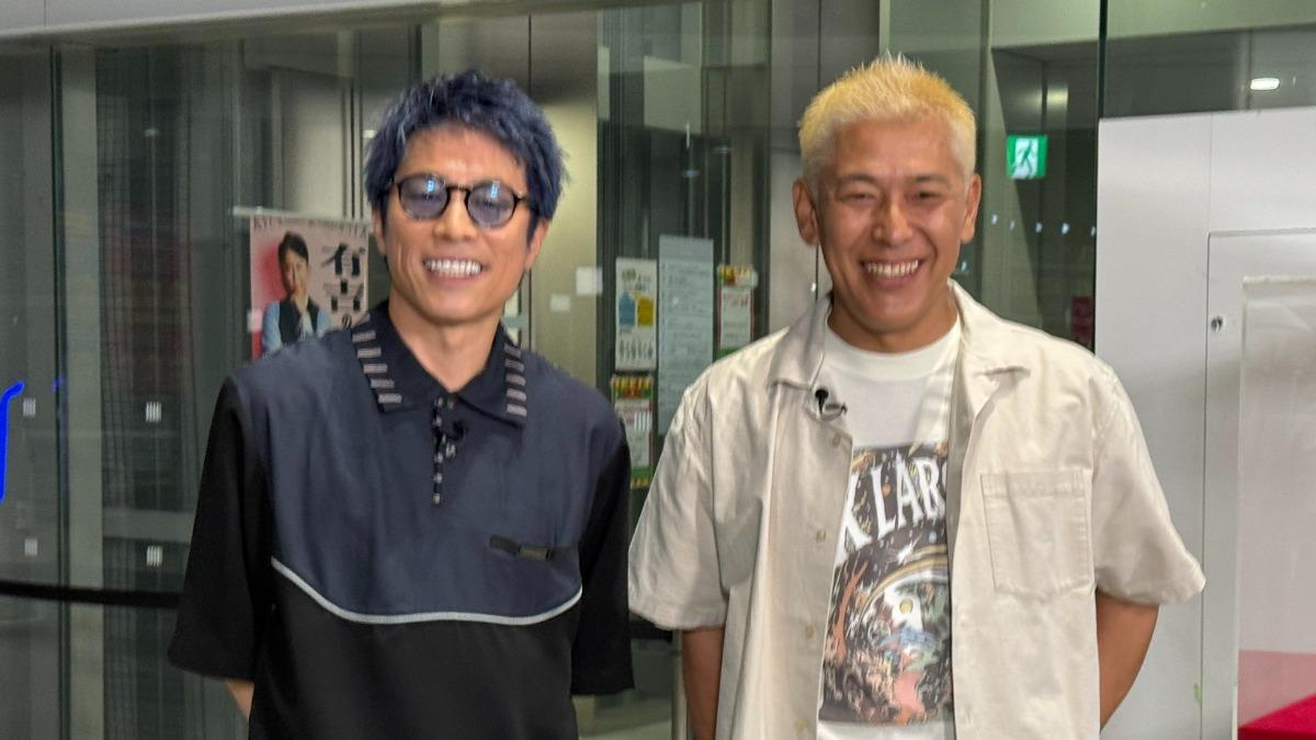 田村淳（左）、田村亮拆夥後的第一張合照。（圖／翻攝自atsushiTSK推特）