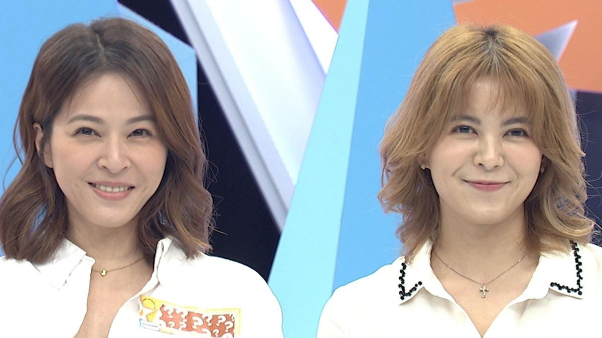 蘇晏霈（左）和林柏妤外型相似。（圖／中天提供）