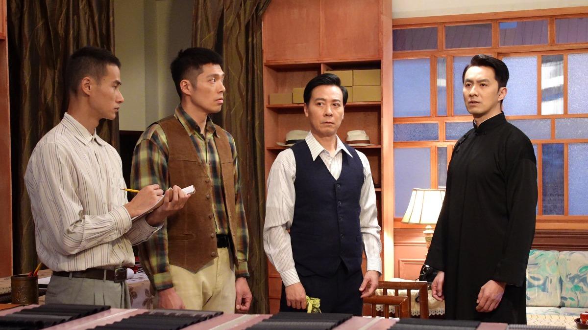 盧彥澤（左一）看到眼前場景笑說宛如分手擂台現場。（圖／台視提供）