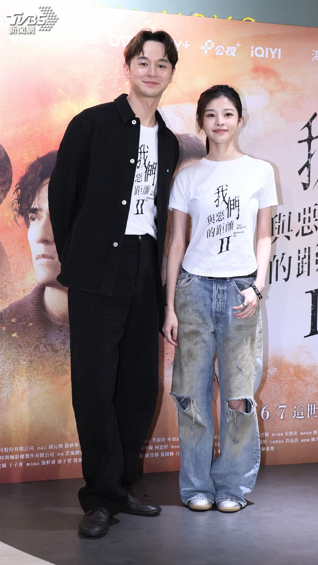 張軒睿(左)、詹子萱格差戀悲劇收場。(圖/張哲鳴攝)