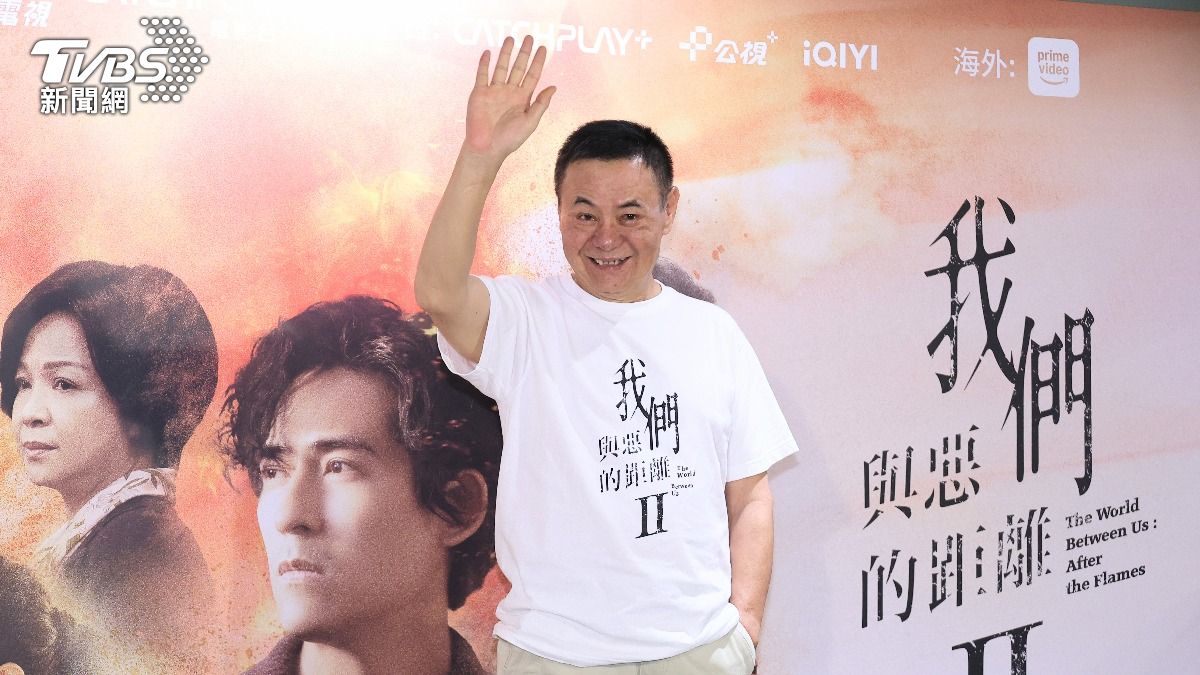 蔡振南一個反拍暴打馬國賢。(圖/張哲鳴攝)