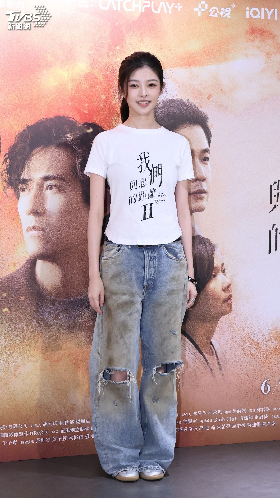 詹子萱揣摩恐慌症感受。(圖/張哲鳴攝)