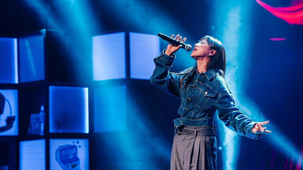 丁噹親自示範。（圖／踢帕娛樂提供）