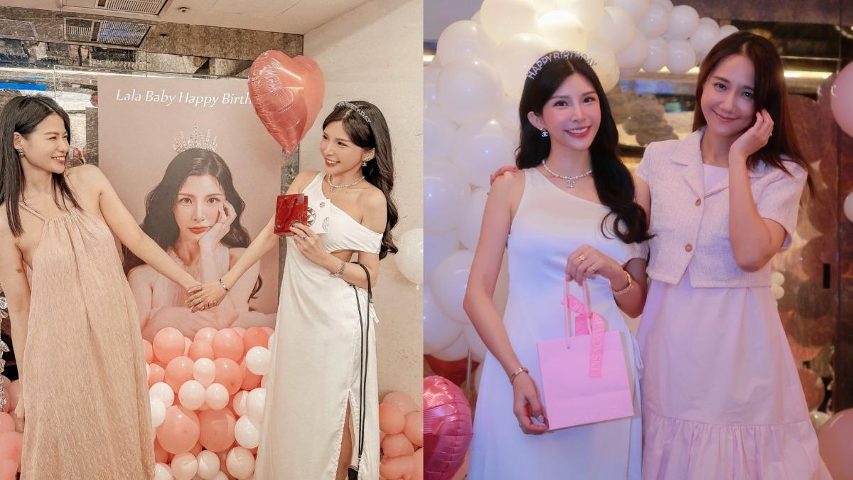 蘇心甯和蘿莉塔（最左）、何妤玟（最右）姐妹情深。（圖／本人提供）