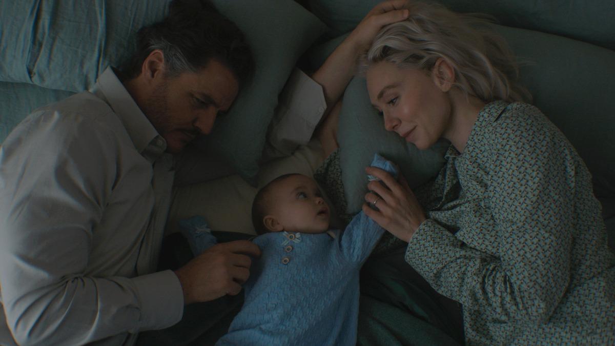 佩德羅帕斯卡(左)和凡妮莎柯比在《驚奇4超人:第一步》當了父母。(圖/漫威影業提供)