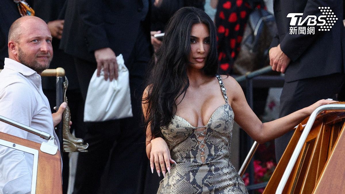 金卡戴珊參與婚禮。(圖/達志影像路透社)