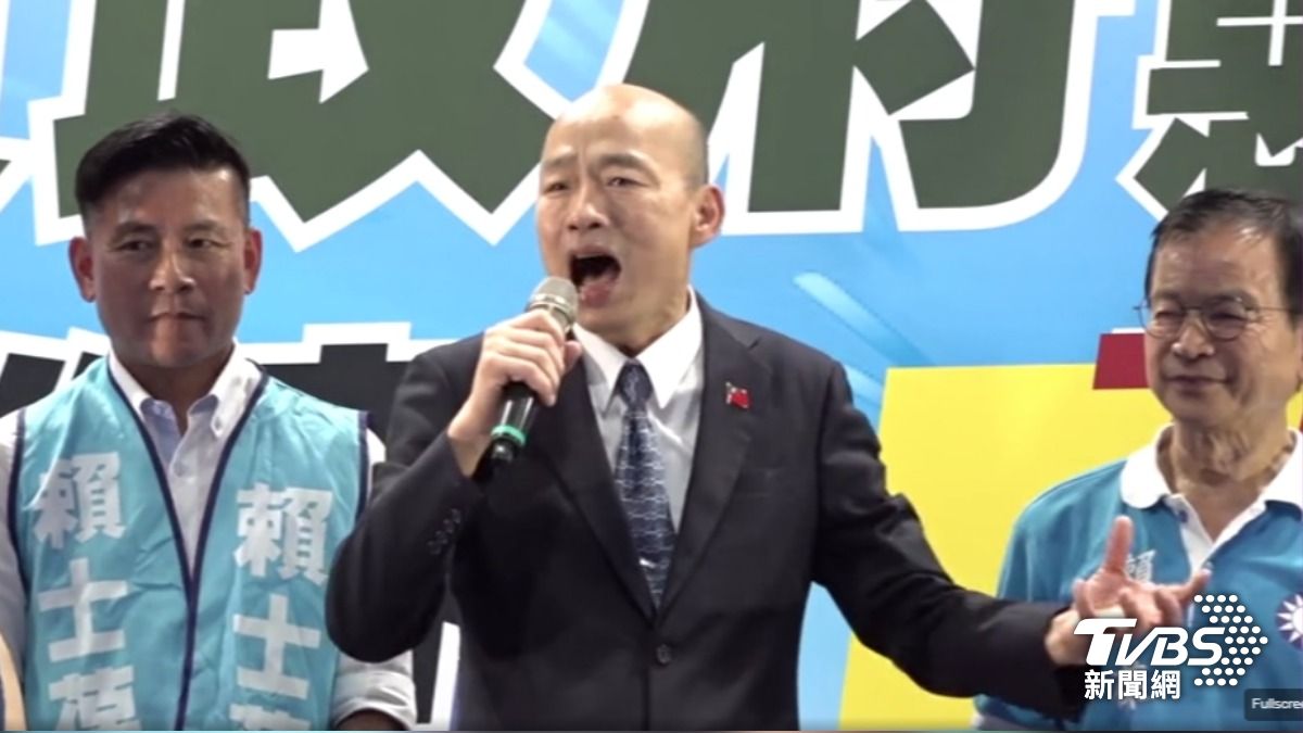 立法院長韓國瑜近日頻為藍委反罷場助講。（圖／TVBS）