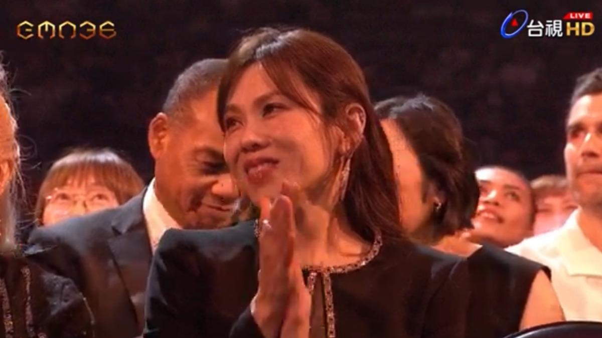 蔡健雅一度有些尷尬。（圖／翻攝自台視）