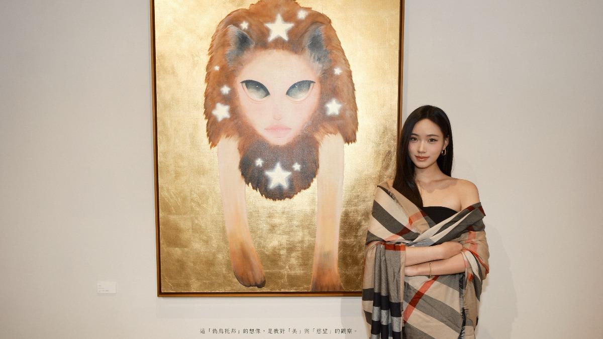Lily許韶恩舉辦創作展Prey of Prey，卻意外引來網友罵聲。（圖／主辦方提供） 