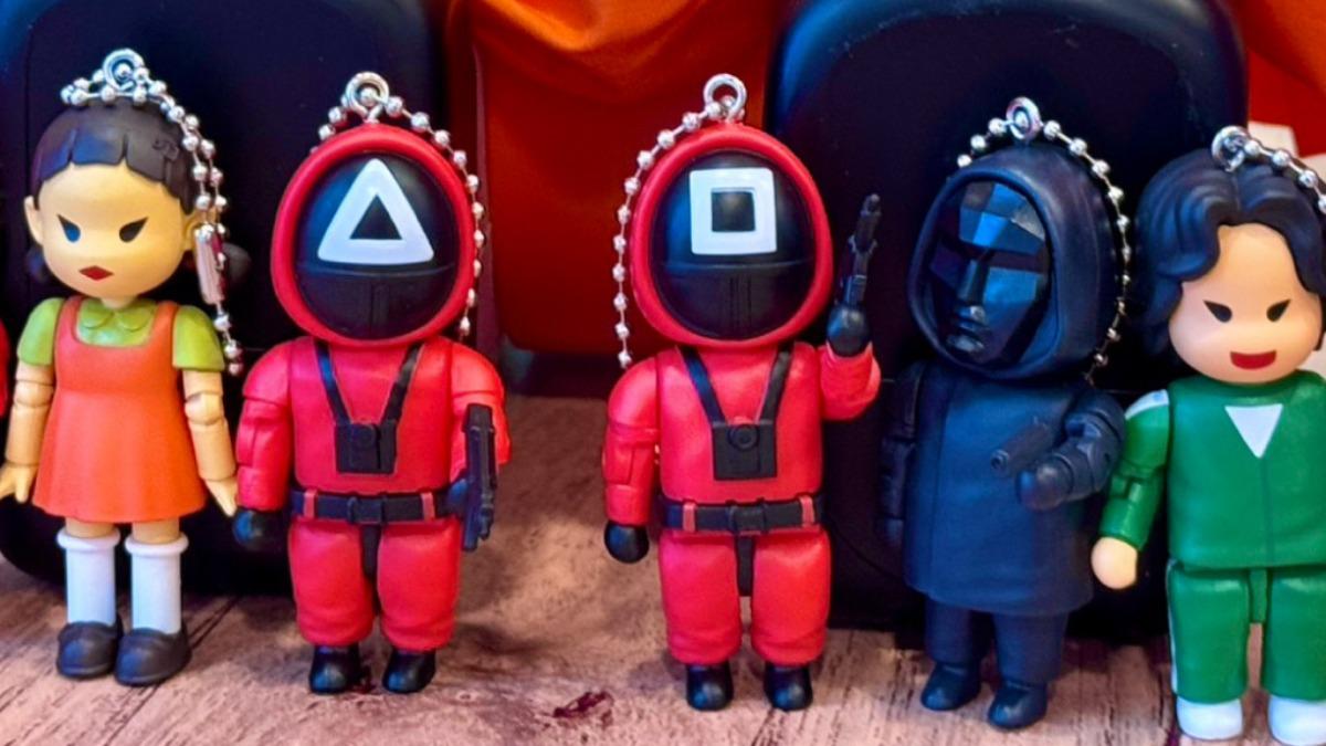 多款劇中角色鑰匙圈。（圖／翻攝自7-11臉書）