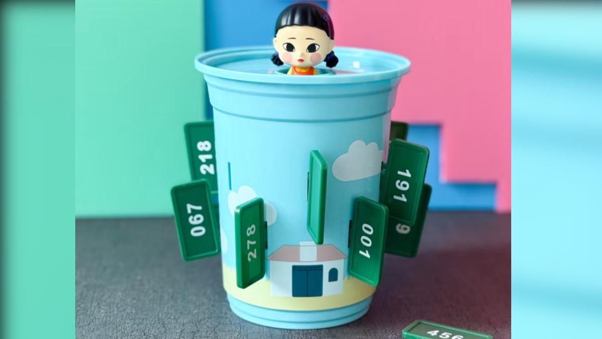 驚喜挑戰遊戲桶，戳一下就可能跳出Q版英熙娃娃。（圖／翻攝自7-11臉書）