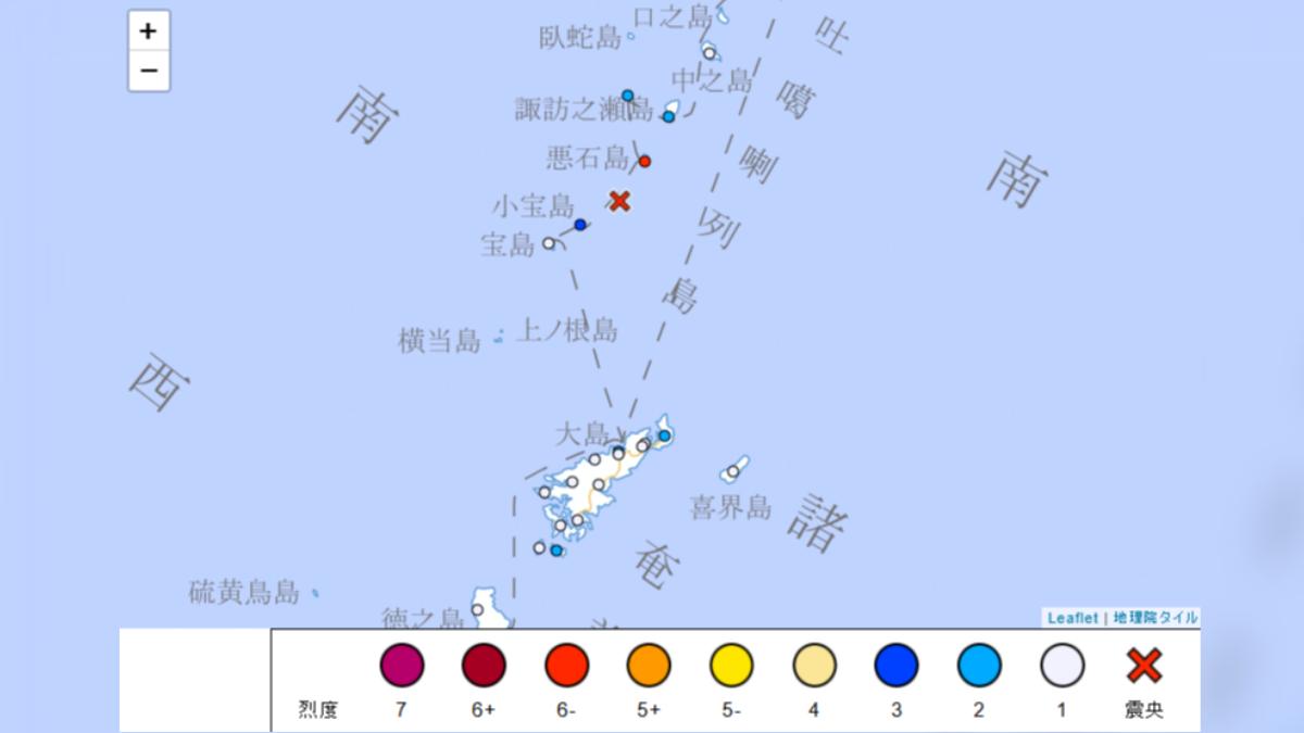 日本鹿兒島6弱強震！恐有餘震居民怕爆　十島村村長：考慮「撤島避難」