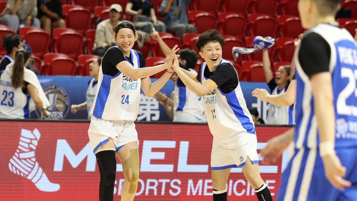 瓊斯盃上「姐妹鬩牆」！世大運女籃防守建功　65比62險勝台灣隊