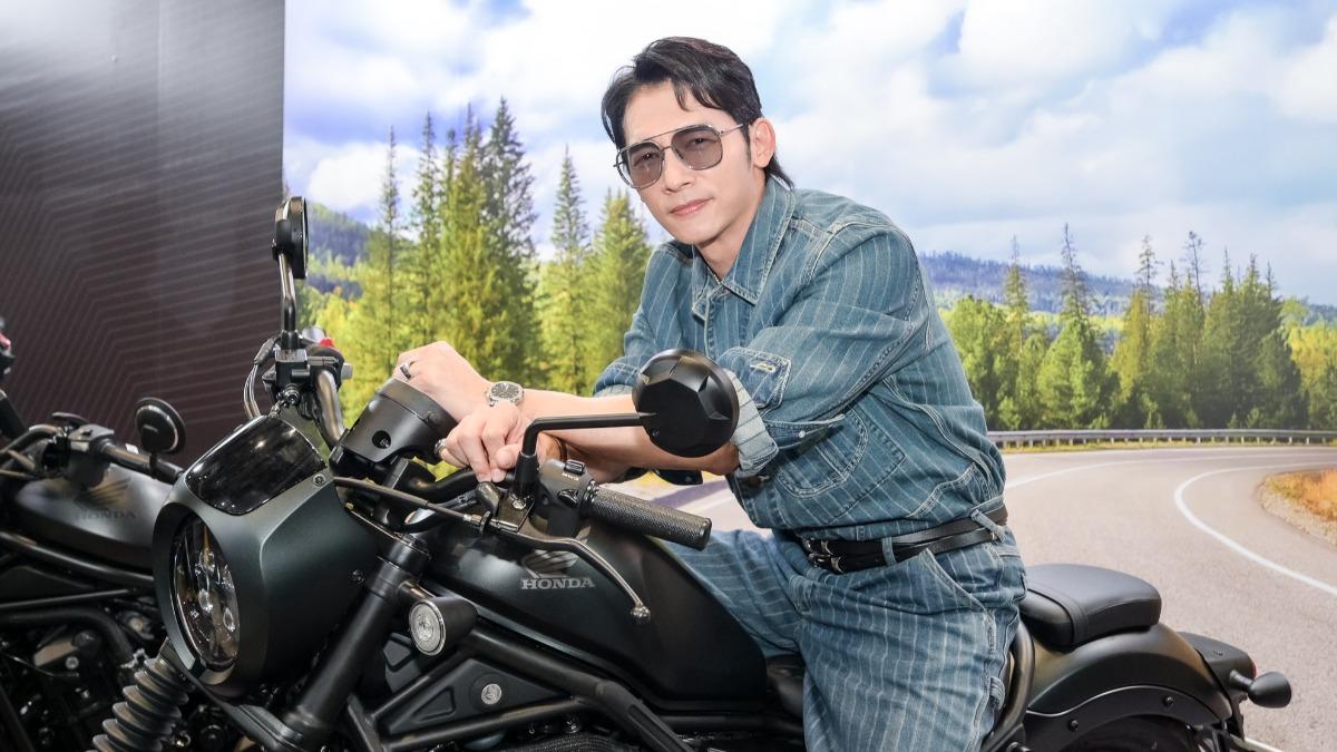温昇豪今（5）日出席「2025 Honda Motorcycle 國際重型機車展」。（圖／Honda提供）