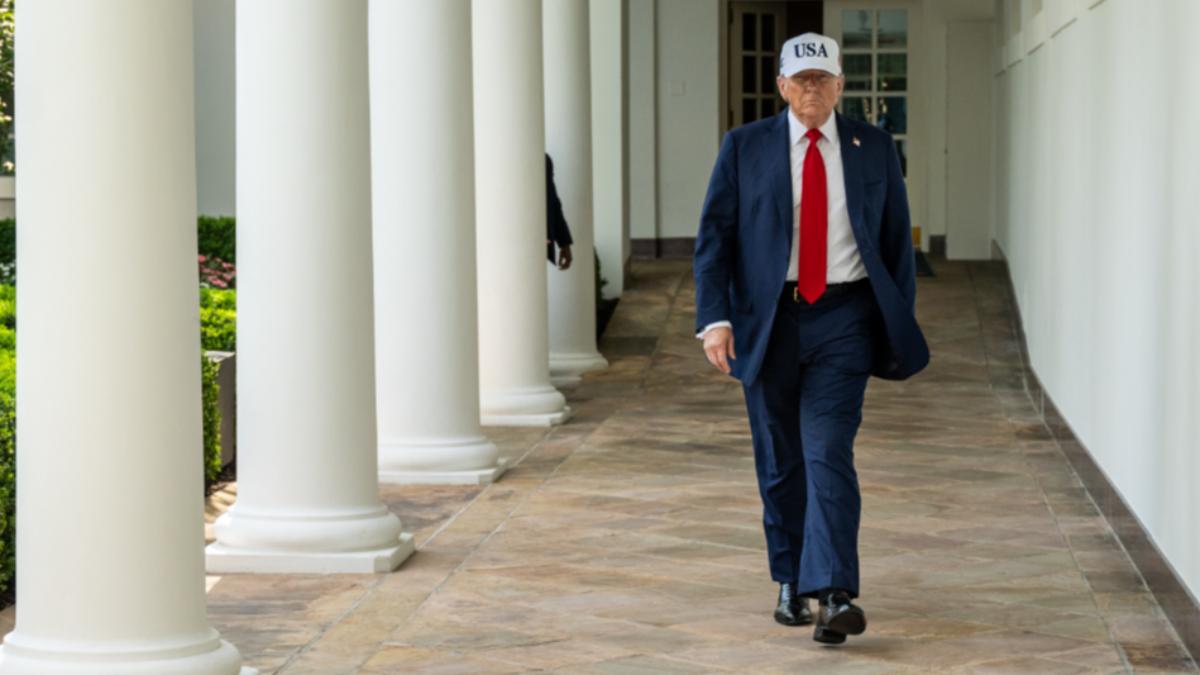 美國總統川普。（圖／X@WhiteHouse）