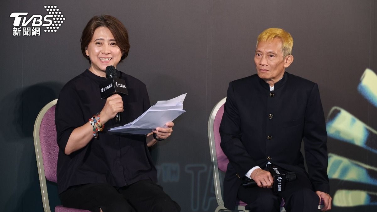 北影總監與擔任評審團主席的香港名導張之亮。（圖／張哲鳴攝）