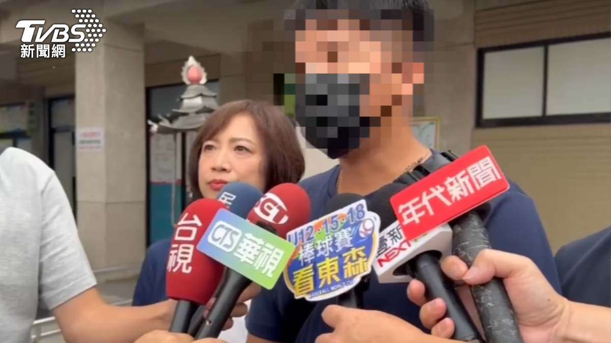 王家二女兒的空軍丈夫首度出面受訪，認為涉案的張姓美容師同學與李姓團購主免羈押「太輕了」。（圖／TVBS）