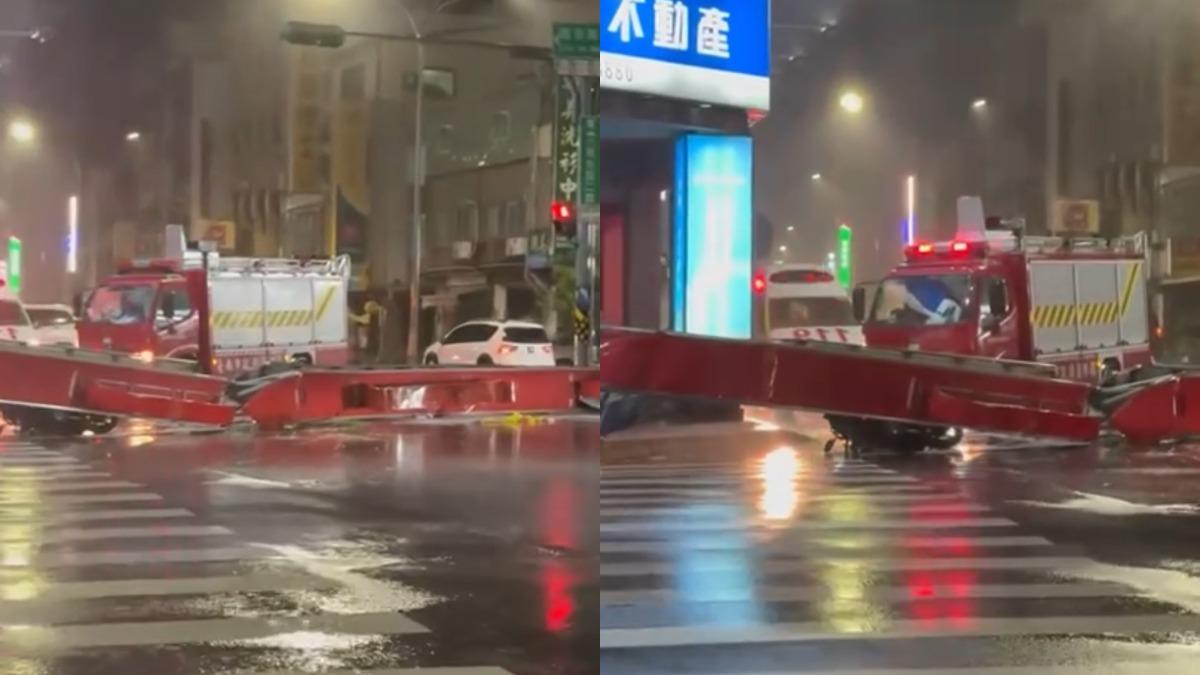 丹娜絲颱風爆災情　台南牌樓倒塌35歲男路過衰遭壓
