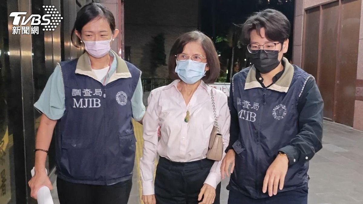 百年老店大同公司前董事長林郭文艷涉嫌掏空公司超過一億元，遭檢察官諭知以200萬元交保並限制出境出海。（圖／TVBS）