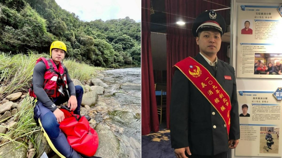 烏來義消曹雙全目前仍在加護病房急救。（圖／新北市消防局提供）
