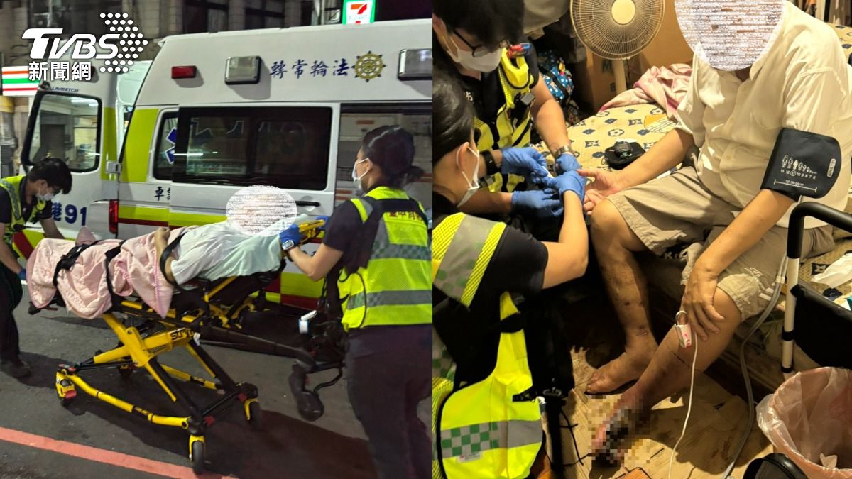 染糖尿病怕截肢！台中翁翹掉手術硬撐　痛到腳發黑潰爛壞死
