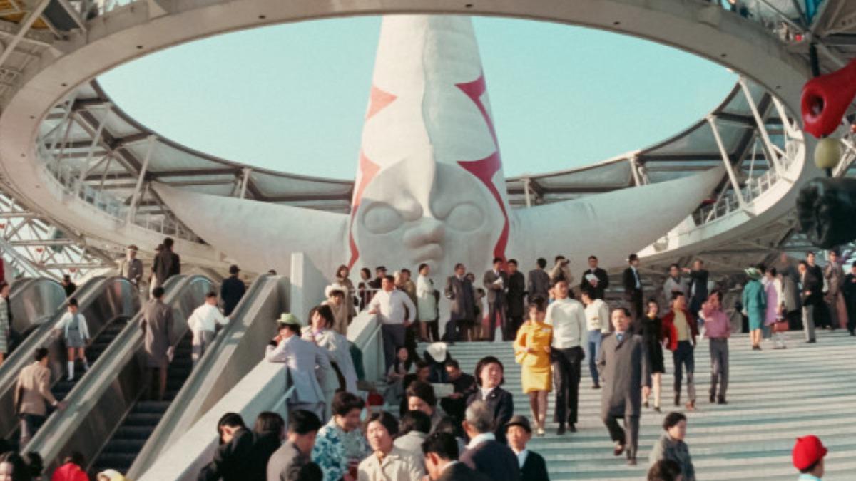 影視聽中心特別播放《萬博追踪》（1970）修復版片段，讓大家重回當年大阪萬博場景。（圖／國家影視聽中心提供）