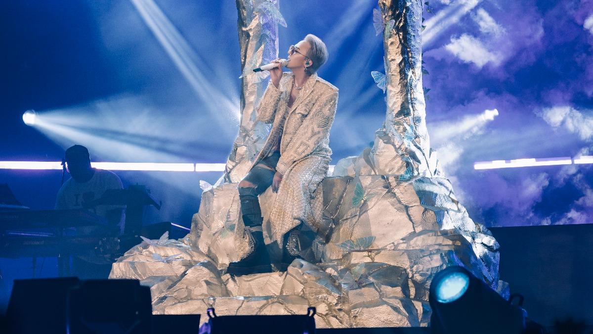韓流天王GD台北小巨蛋開唱第二天。（圖／ (C) GALAXY CORPORATION提供）