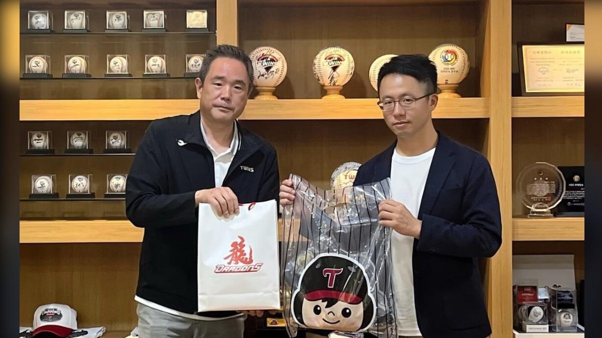 Dragons aim to enhance fan experience after South Korea visit (Courtesy of Wei Chuan Dragons) Taiwan baseball team studies Korean stadium operations