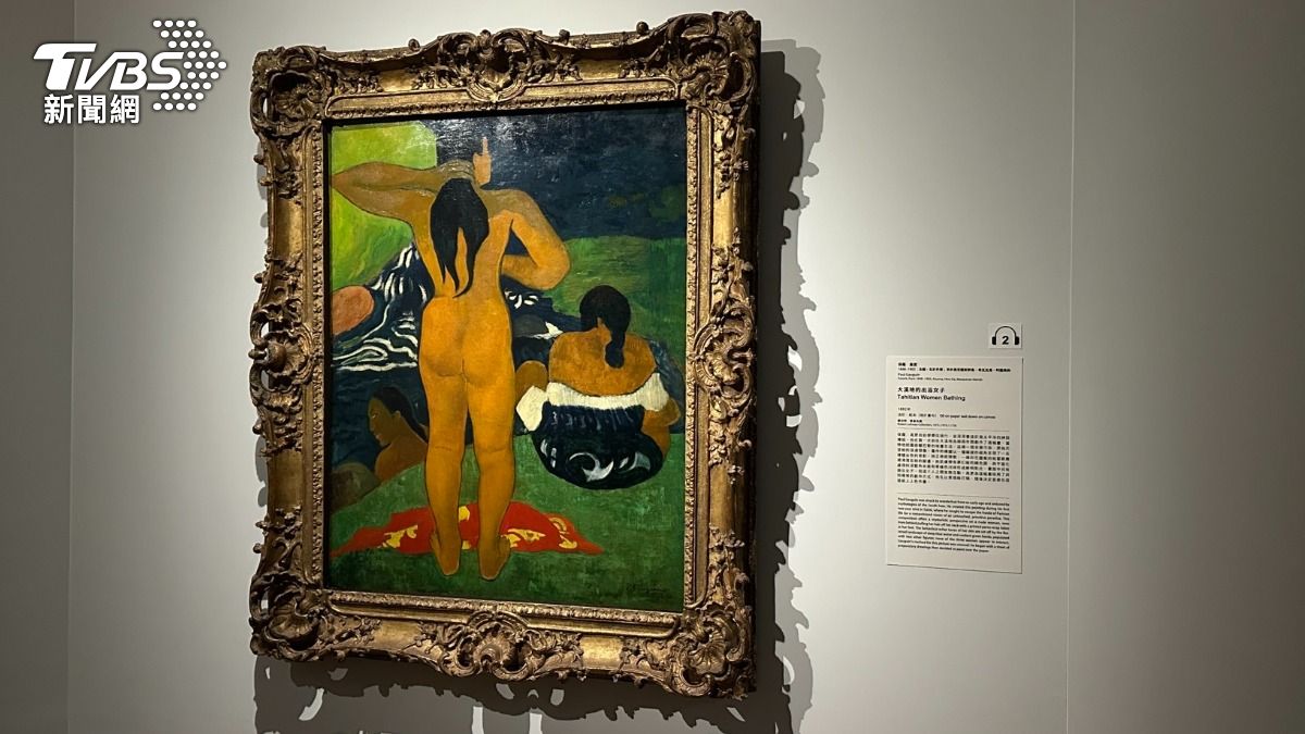 國立故宮博物館和美國大都會博物館攜手，展出多幅知名畫作。（圖／蘇憶歡攝）