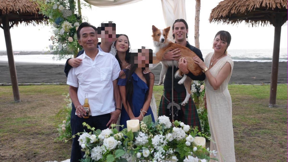 蔡岳勳20歲愛女蔡牧霏舉行婚禮。（圖／蔡牧霏提供）