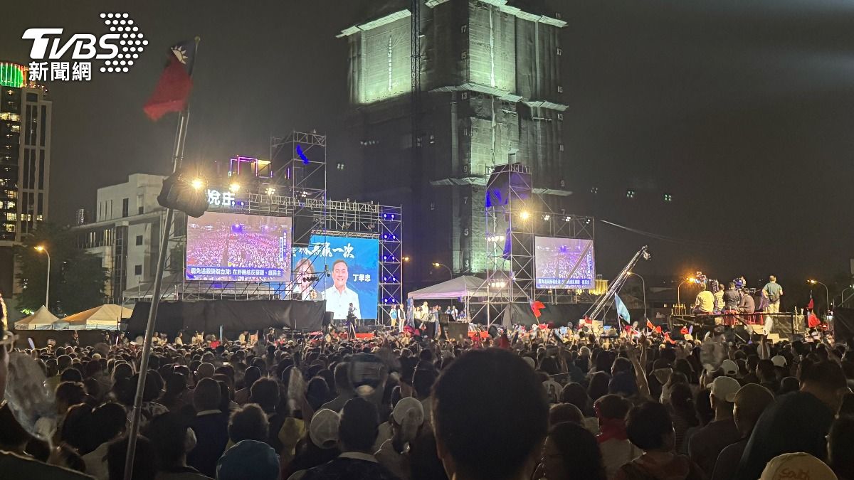 湧入超過2萬人！國民黨「台中再贏一次」造勢現畫面曝光