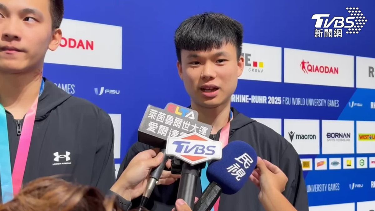 世大運台灣桌球男團摘金！22歲馮翊新成「大功臣」喊：打完頭皮發麻