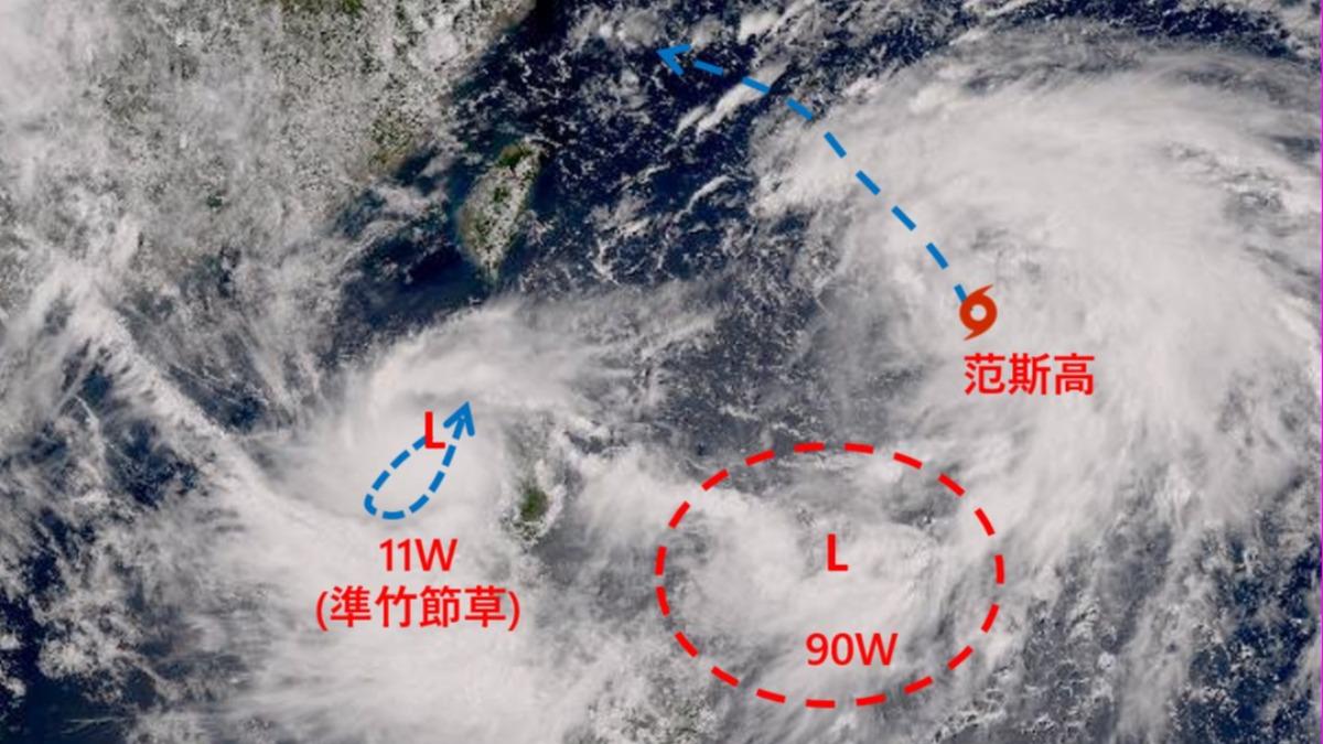 天氣／1天生成雙颱？「竹節草」恐接力誕生　氣象署解答了