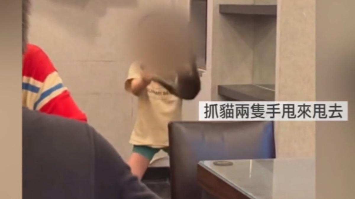 6歲童竟「掐脖懸空」甩貓　鴨肉店老闆父親自責沒教好
