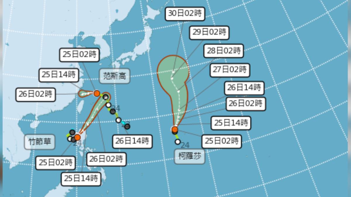 天氣／罷免投票日低壓帶影響　西半部天氣不穩「三颱」動向曝