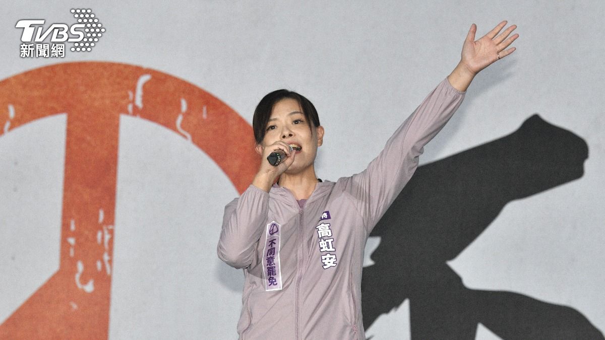 高虹安選前之夜現身！喊話：罷免若得逞「民進黨接手新竹市府」