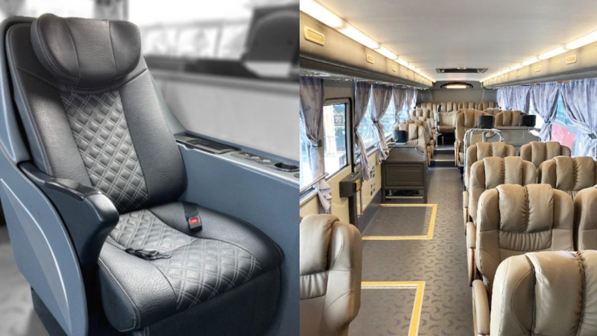 和欣客運內部座椅。（圖／翻攝自和欣客運官網）
