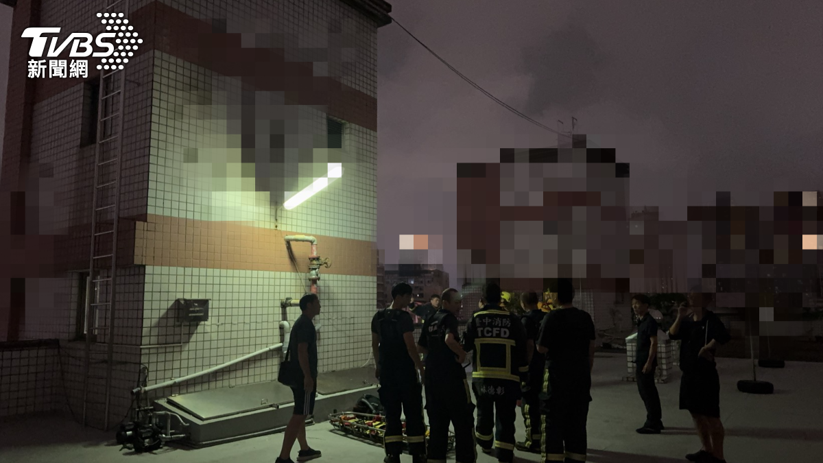 台中大樓死亡悲劇！77歲翁屋內失蹤家人找嘸　頂樓水塔中尋獲