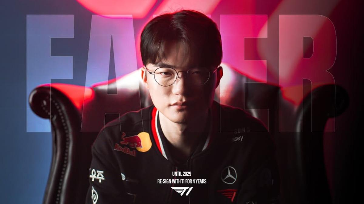 「中路戰神」再戰4年！《英雄聯盟》T1續約Faker至2029