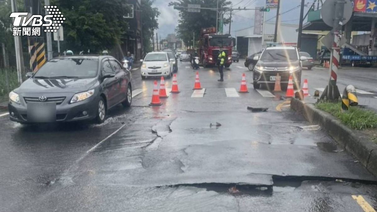 大雨襲桃園釀16處災情　地下道積水68公分、柏油路隆起破損