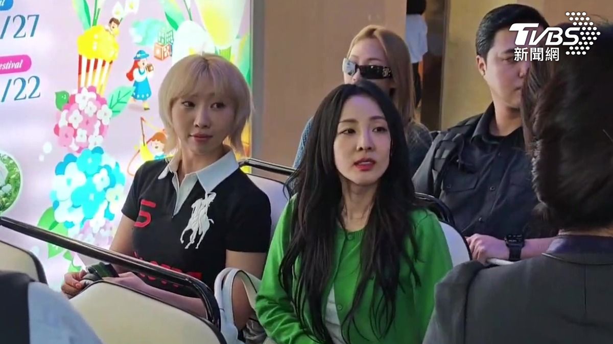 直擊／2NE1三缺一來台！CL超「凶」霸氣現身　宣美辣露白玉美腿
