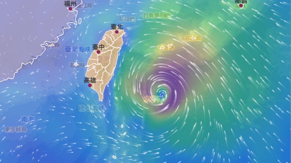 楊柳颱風暴風圈「週三上午觸陸」　氣象署：遠離後無西南風